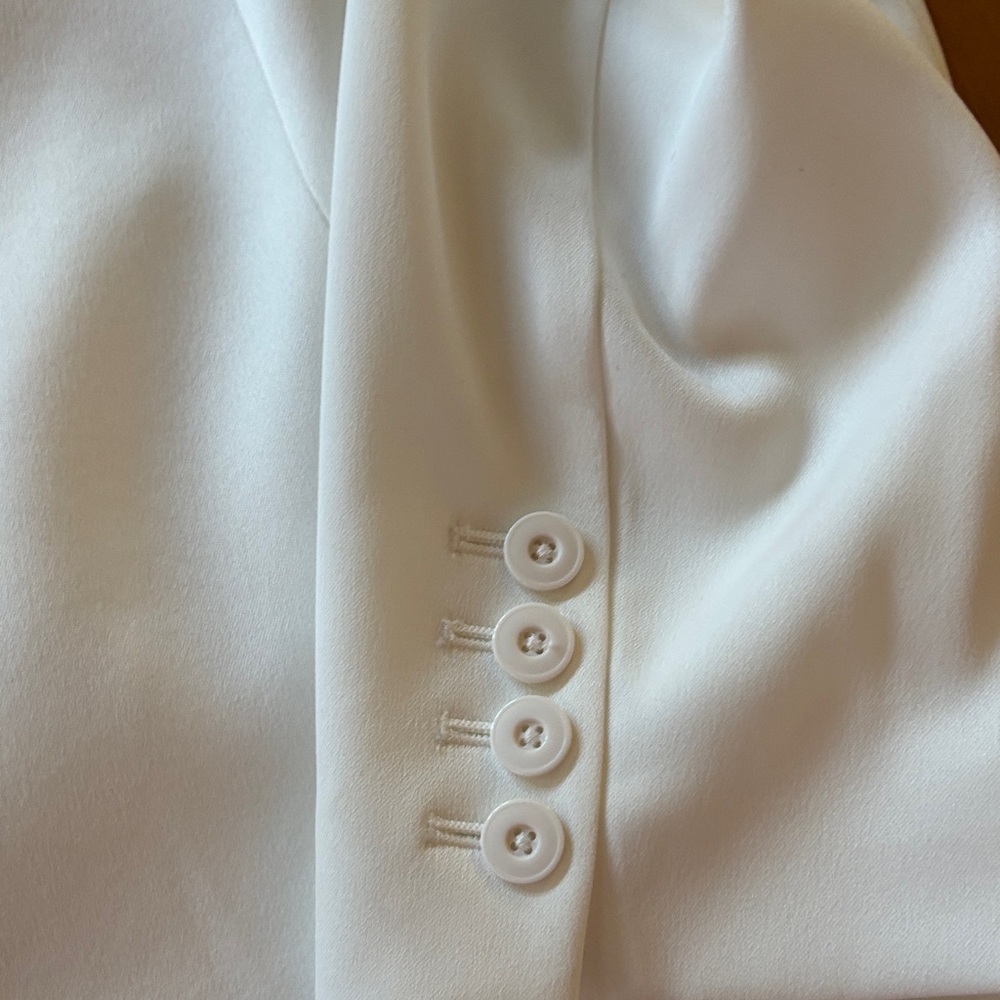 Alice + Olivia Classic White Blazer - Picture 5 of 9